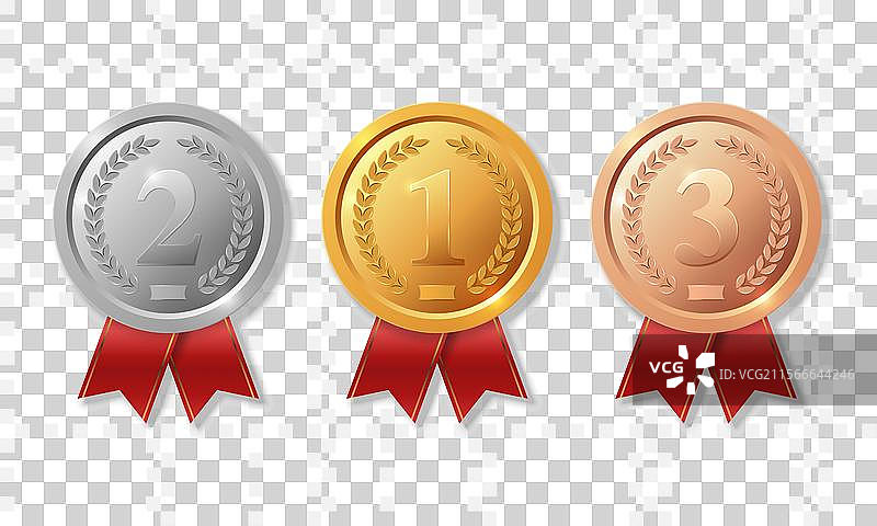 3D真实的空白金色和银色图片素材