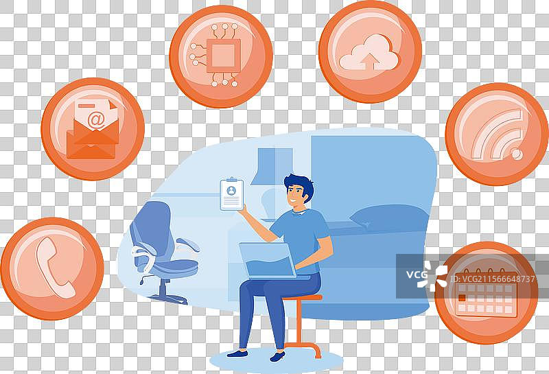 商业智能概念与各种元素结合图片素材