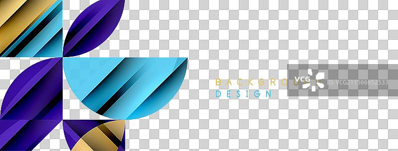 几何极简的圆形和圆形图案图片素材