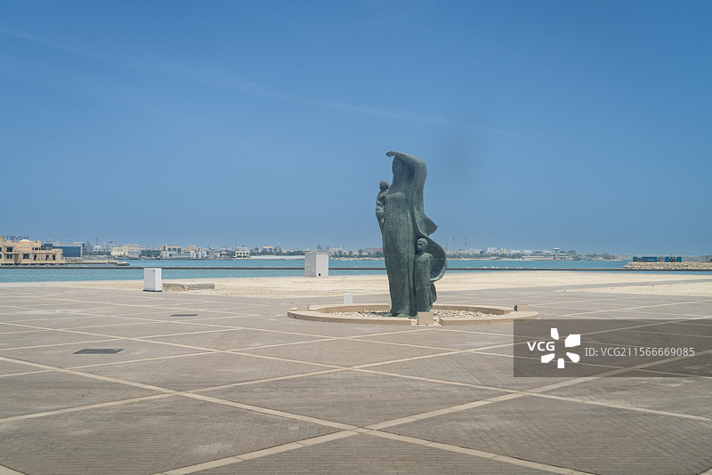 巴林首都麦纳麦，巴林国家博物馆图片素材