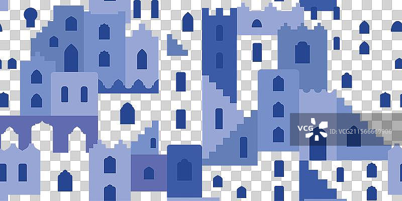 抽象极简几何摩洛哥风景图片素材