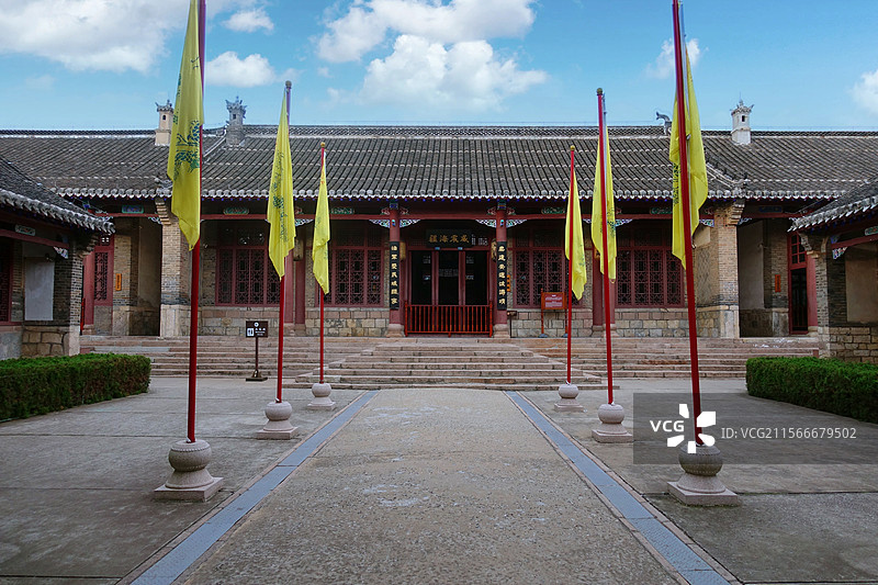 山东威海 刘公岛 中国甲午战争博物馆 海军公所图片素材