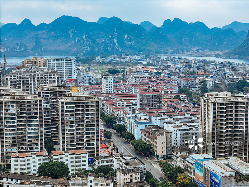 武宣县 武北村 太平路 黔江 吐番大山图片素材