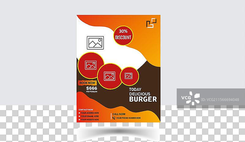 中餐馆食品宣传单模板设计图片素材