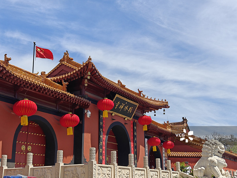 河北赵县的柏林禅寺图片素材