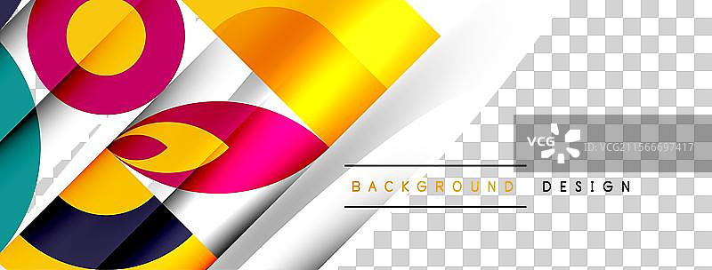 几何美丽的抽象圆形和花瓣图片素材