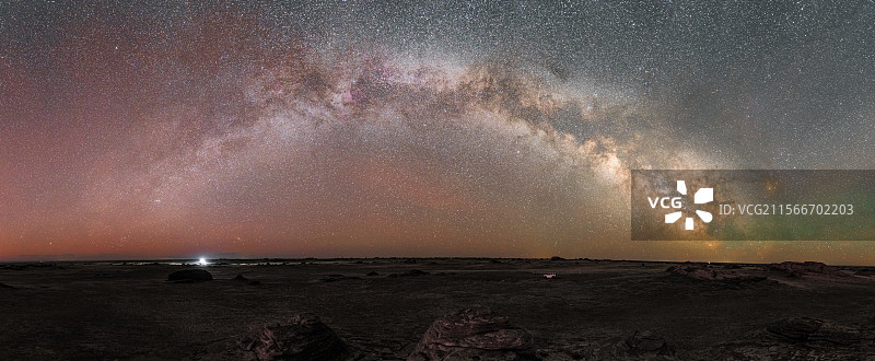 内蒙古苏尼特左旗银河拱桥图片素材