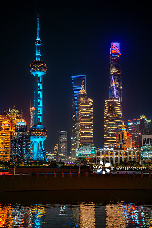 外滩夜景图片素材
