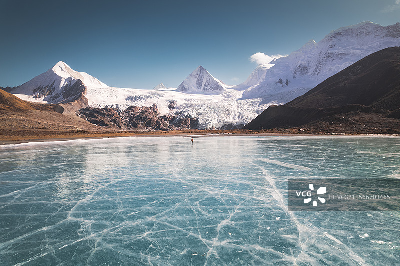 西藏萨普雪山|风景|冬季|高像素4K分辨率|旅游图片素材