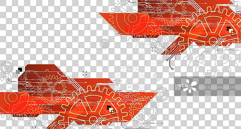 发光的抽象科技背景图片素材