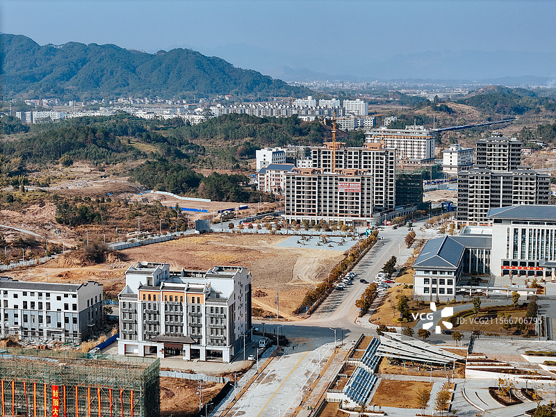 苍梧县 石桥镇 乌海线 龙盘村 城市 航拍图片素材