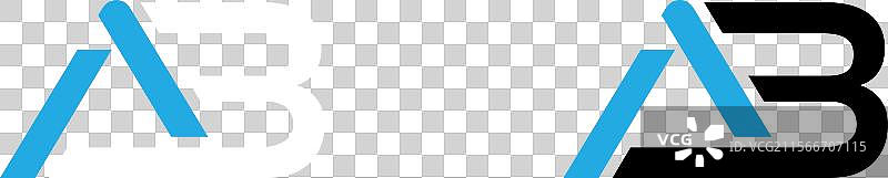 AB字母标志设计模板图片素材