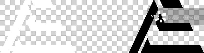 AE字母标志设计模板图片素材