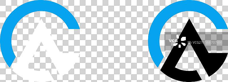 CA字母标志设计图片素材