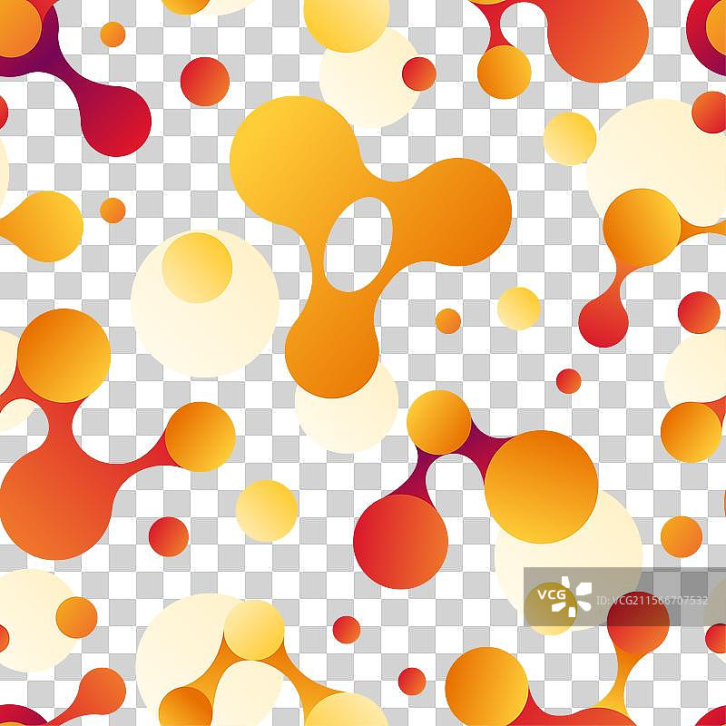 分子连接模型无缝图案图片素材