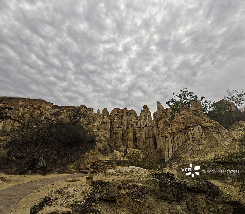云南元谋土林 物茂土林图片素材