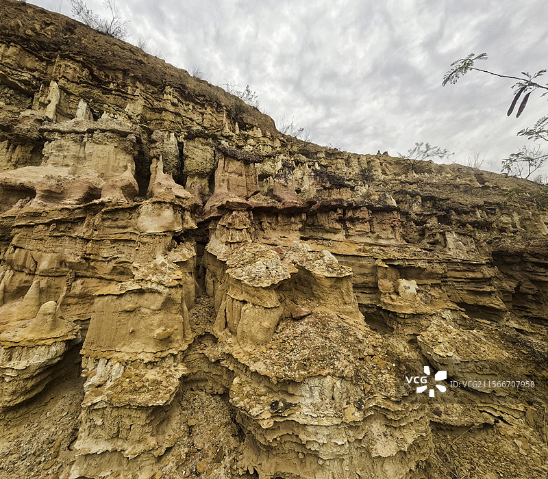 云南元谋土林 物茂土林图片素材