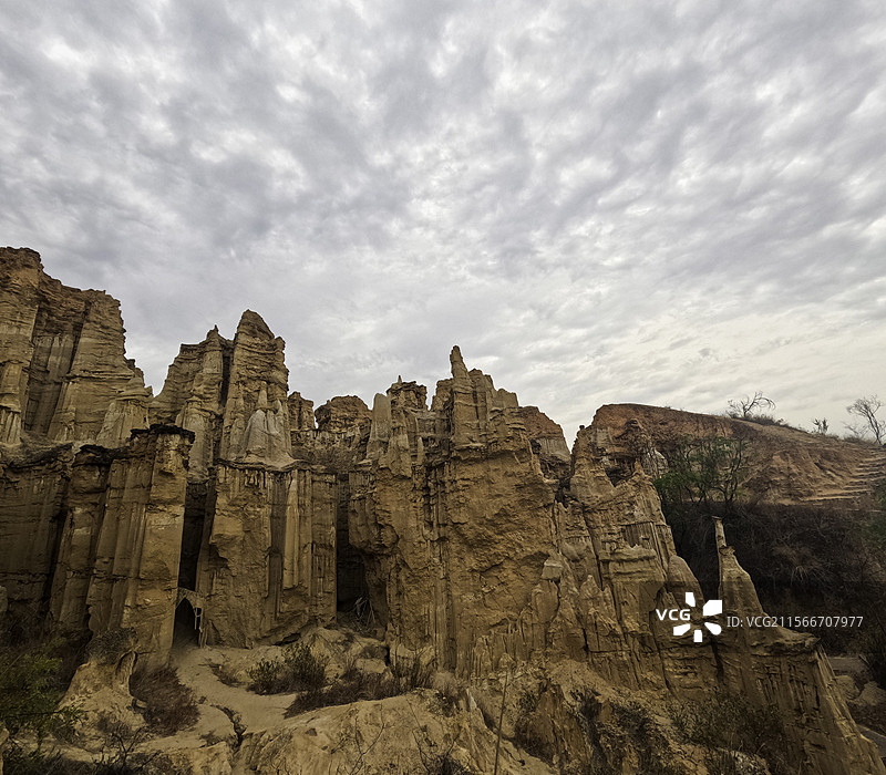 云南元谋土林 物茂土林图片素材