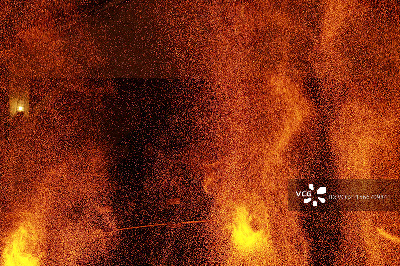 深圳非遗打铁花图片素材