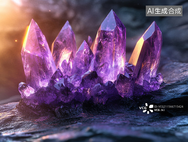 【AI数字艺术】钻石水晶华贵珠宝天然宝石彩色美丽图片素材