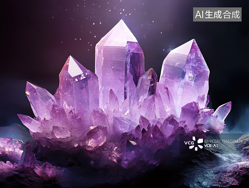 【AI数字艺术】钻石水晶华贵珠宝天然宝石彩色美丽图片素材