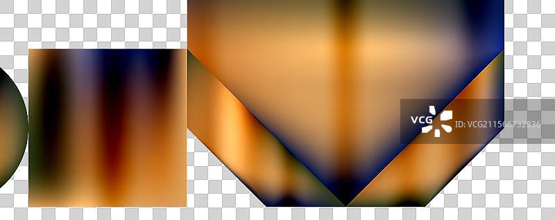 霓虹色彩的几何形状图片素材