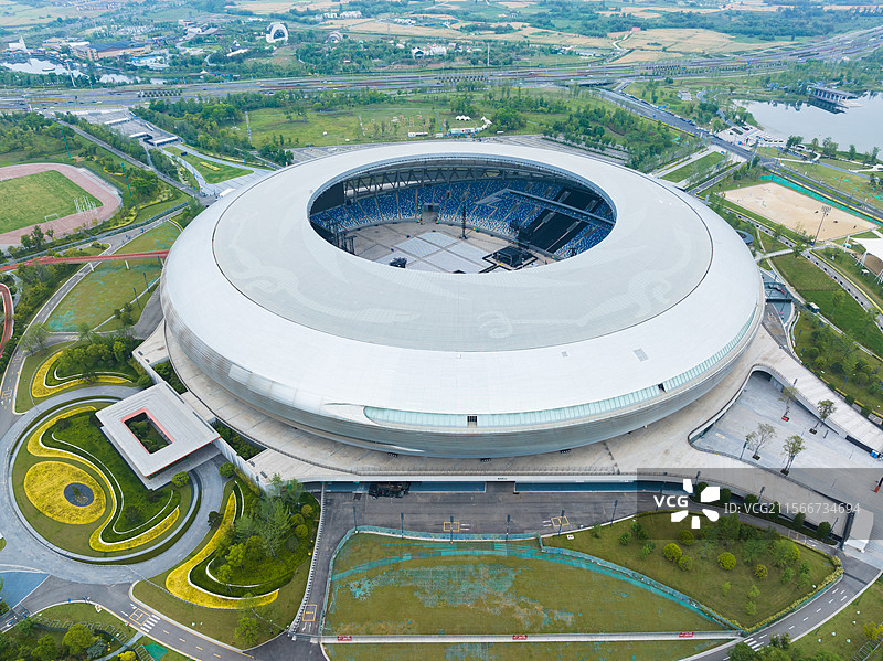 成都东安湖体育公园（世界大运公园）大运会主体育场馆图片素材