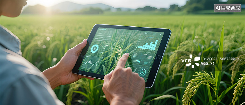 【AI数字艺术】农场工人人工智能科技图片素材