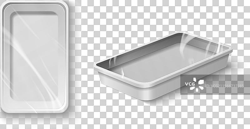 塑料食品容器模型套件图片素材
