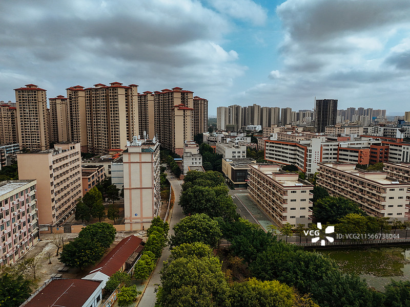 遂溪县 遂城镇 中山路 城市 湛江图片素材