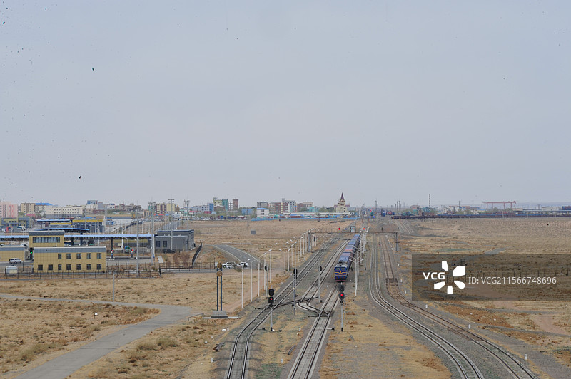 二连浩特国门景区图片素材