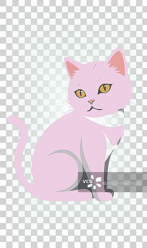 猫的剪影图标和标志，适合所有猫爱好者图片素材