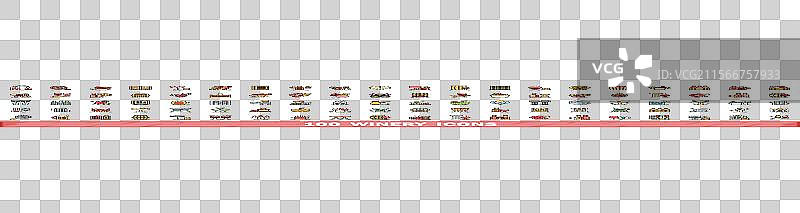 100个酒庄图标集，彩色线条风格图片素材