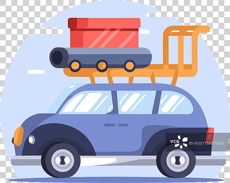 平面风格的车辆图片素材