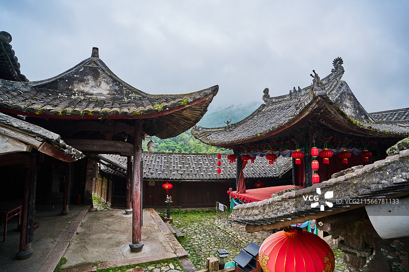 浙江温州碗窑古村图片素材