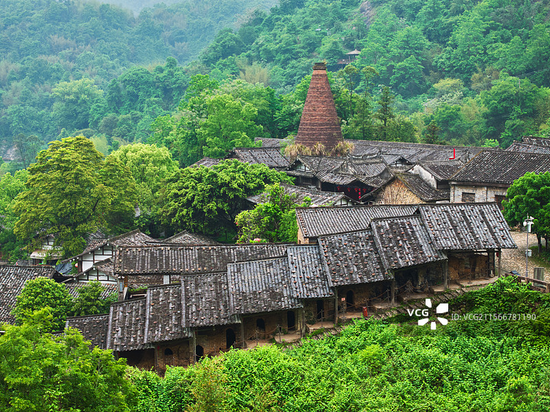 浙江温州碗窑古村图片素材