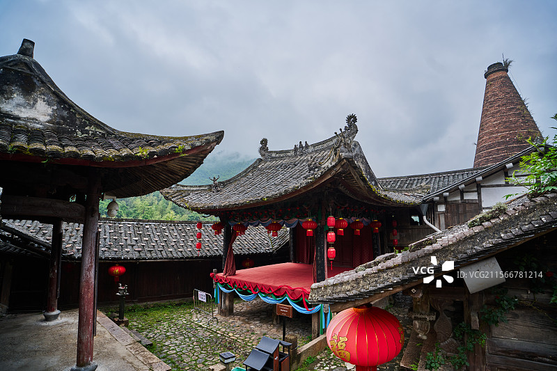 浙江温州碗窑古村图片素材