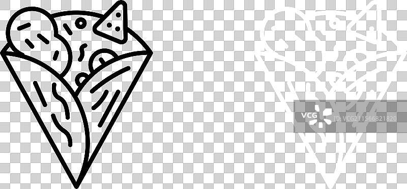 可丽饼图标图片素材