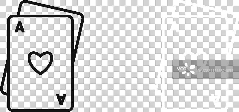 扑克牌图标图片素材