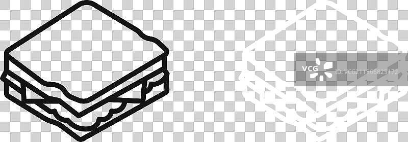 三明治图标图片素材