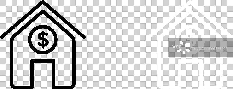 出售或出租房屋图标图片素材