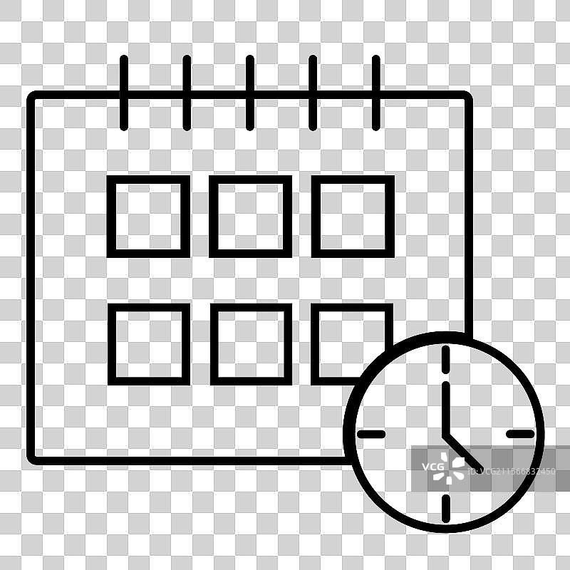 时间钟表图标图片素材