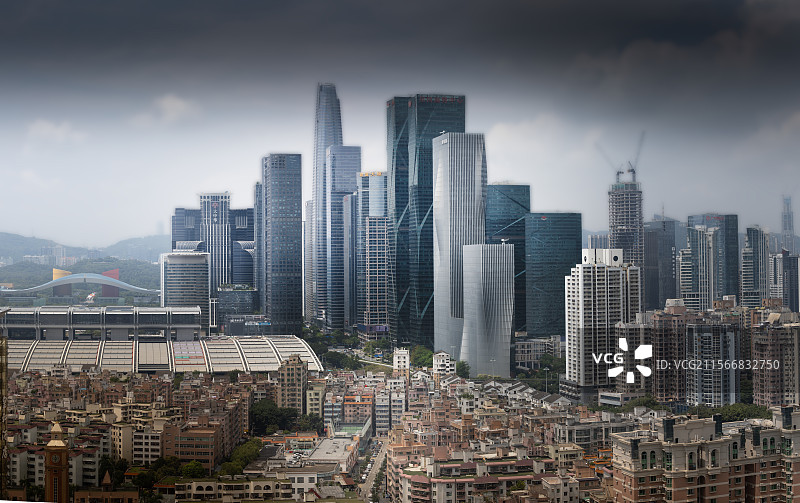 深圳福田中心区图片素材