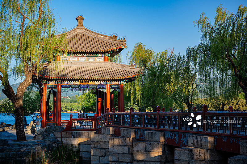 颐和园清晨图片素材