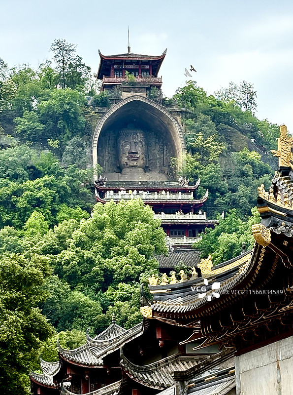 荣县大佛图片素材