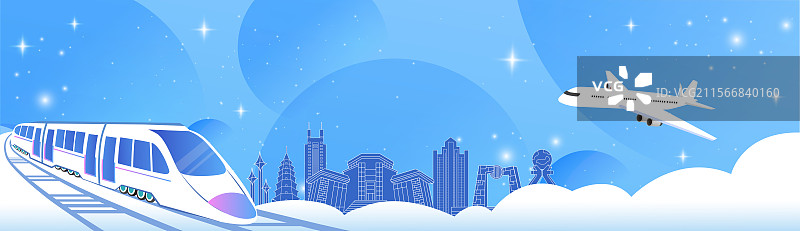 汕头旅游假期休假出行国内游高铁出行春运高速列车图片素材