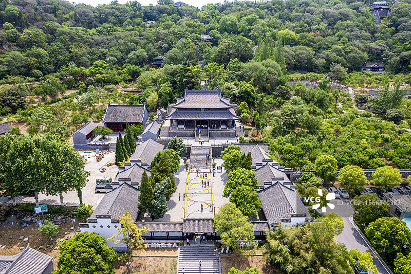 航拍江苏盱眙第一山景区图片素材