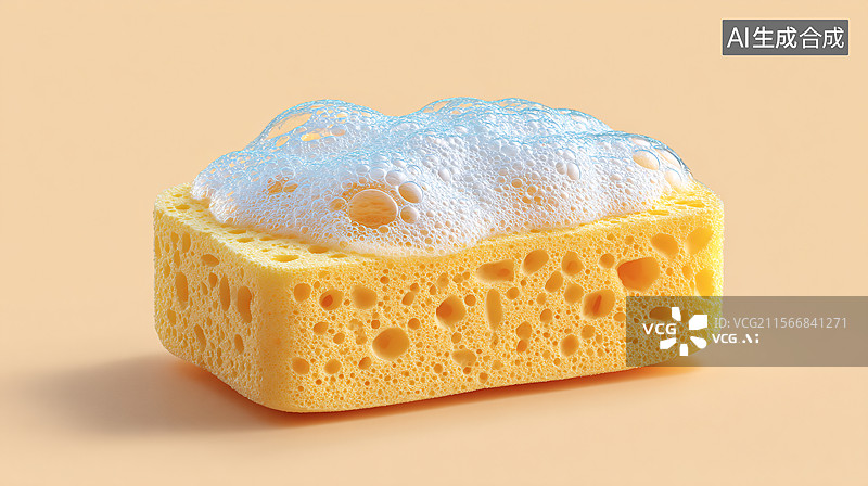 【AI数字艺术】厨房清洁海绵图片素材
