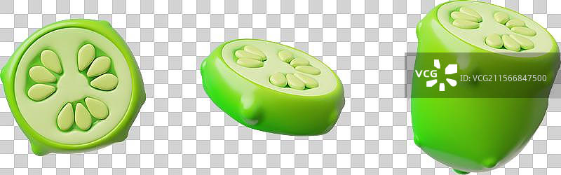 3D疙瘩黄瓜图片素材