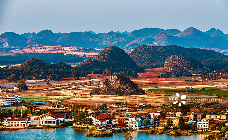 普者黑风光图片素材